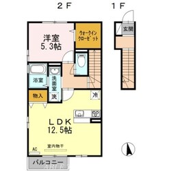 シャインポート屋島Ⅱの物件間取画像